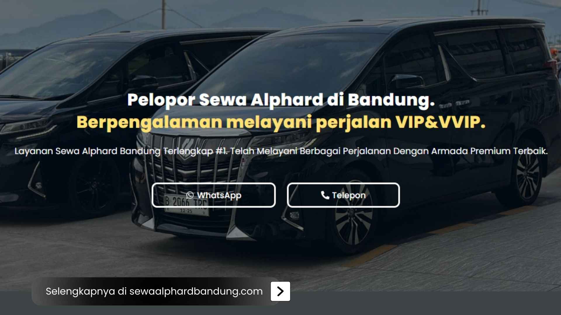 Rekomendasi Sewa Alphard Hybrid Bandung