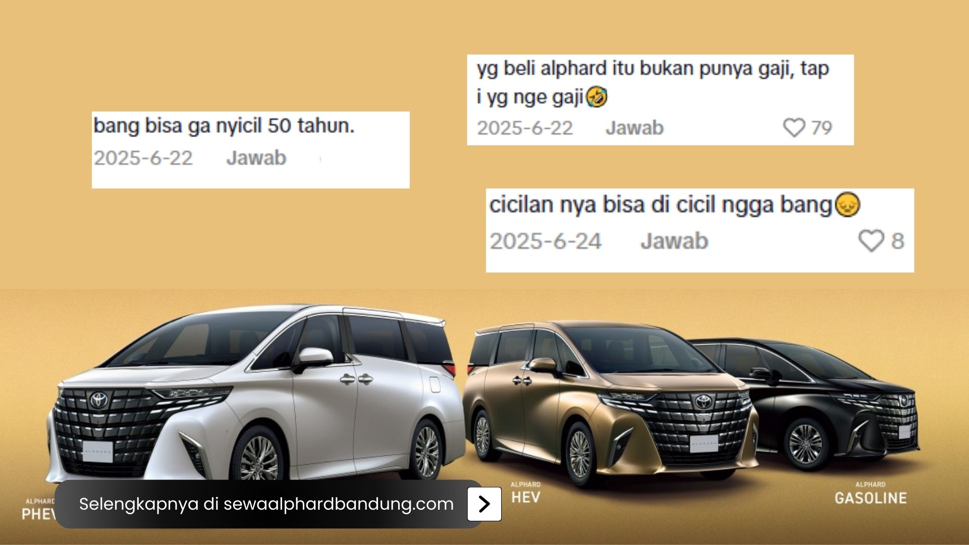 Gaji Untuk Beli Alphard - Sewa Alphard Bandung