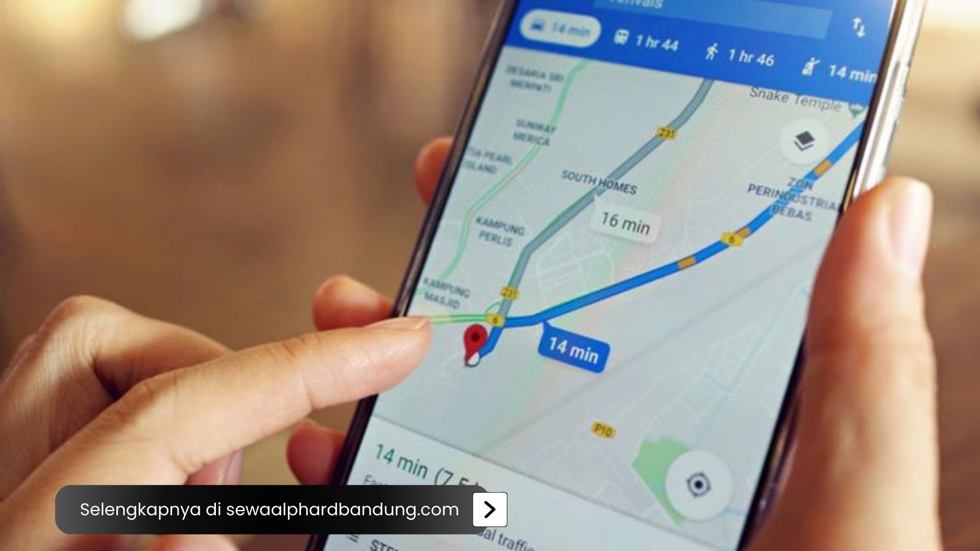 Cara Mencari Rental Mobil Bandung Terdekat di Google Maps