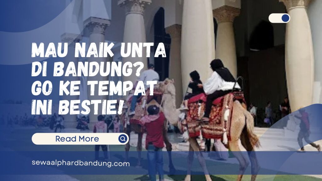 Mau Naik Unta di Bandung Go Ke Tempat Ini Bestie!