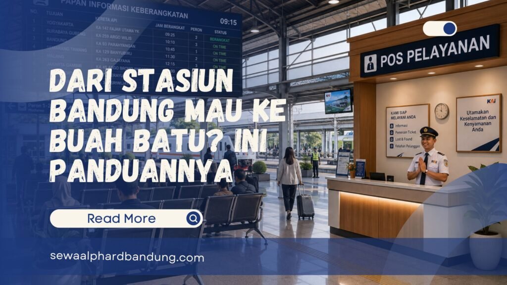 Dari Stasiun Bandung mau ke Buah Batu, ini panduan