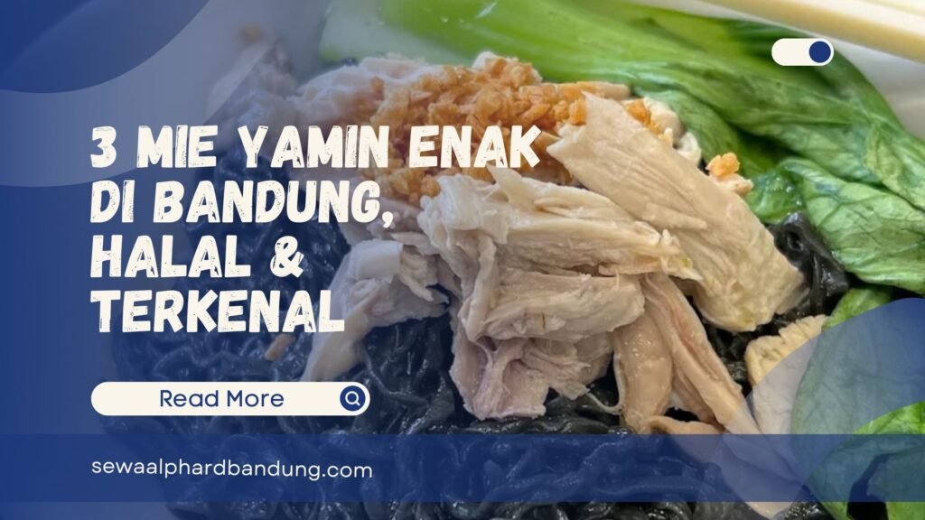 3 Mie Yamin Enak di Bandung Halal & Terkenal Pulak, Ayo Cobain!
