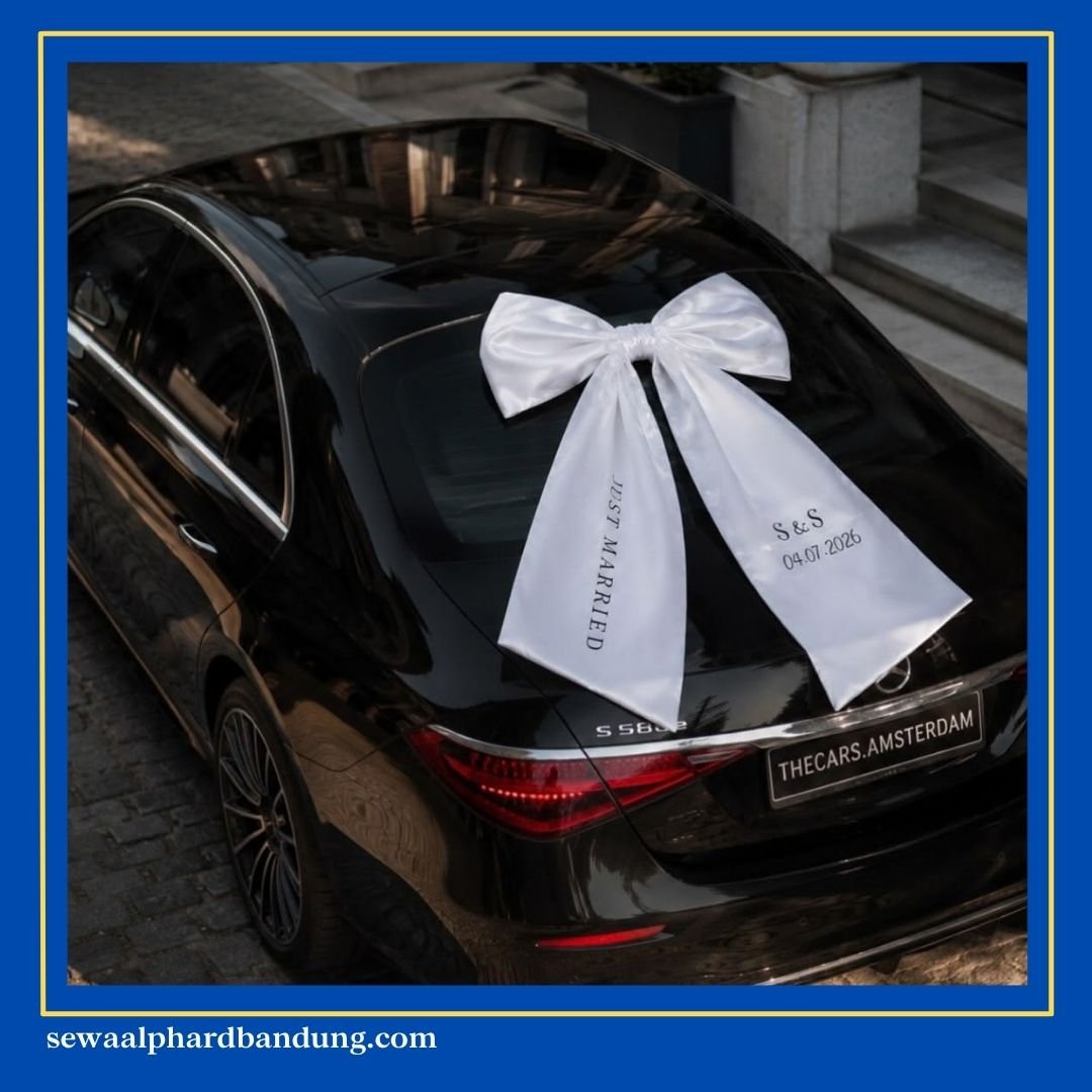 Contoh Hiasan Mobil Pengantin Mewah