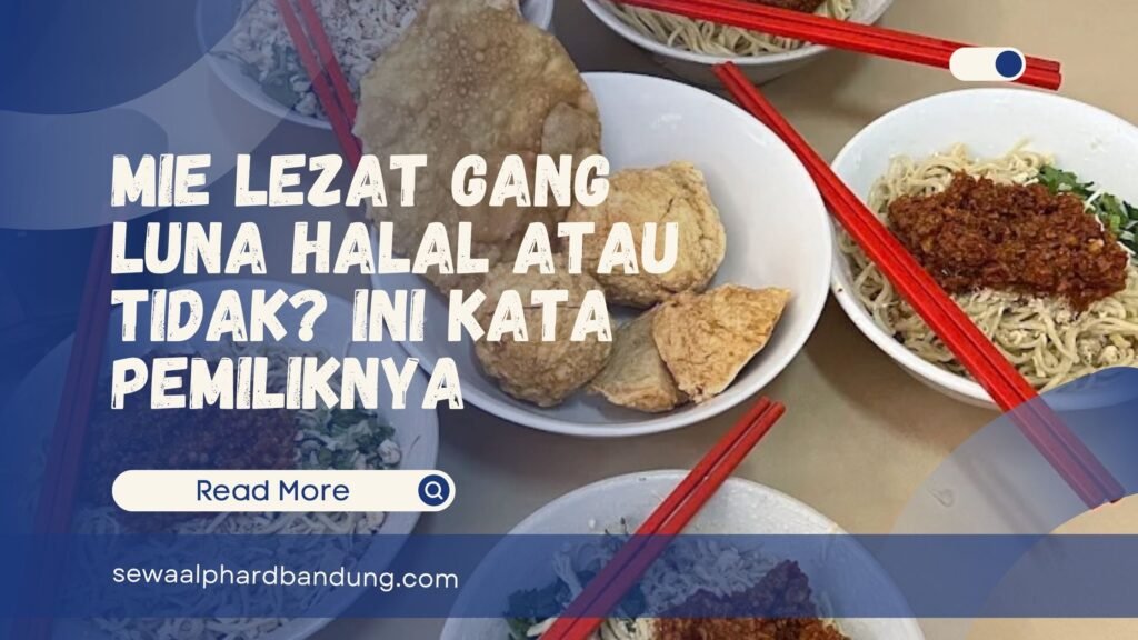 Mie Lezat Gang Luna Halal atau Tidak Ini Kata Pemiliknya