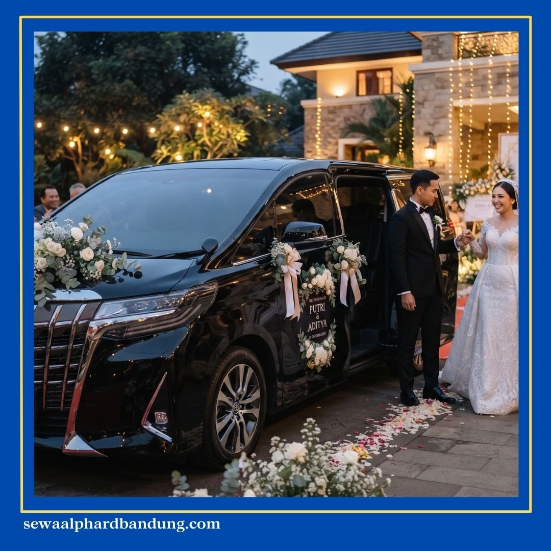 Sewa Alphard untuk Wedding di Bandung Begini